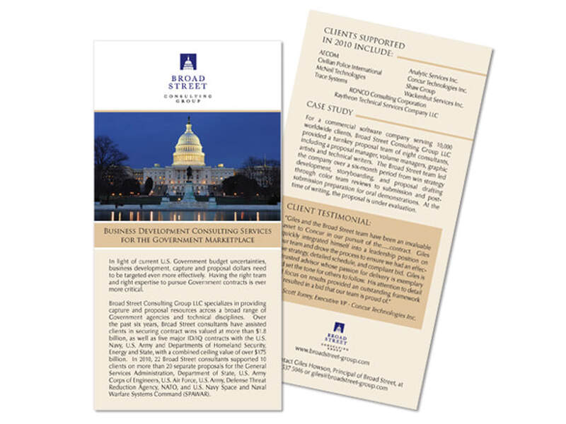 Broad Street Consulting Group brochure