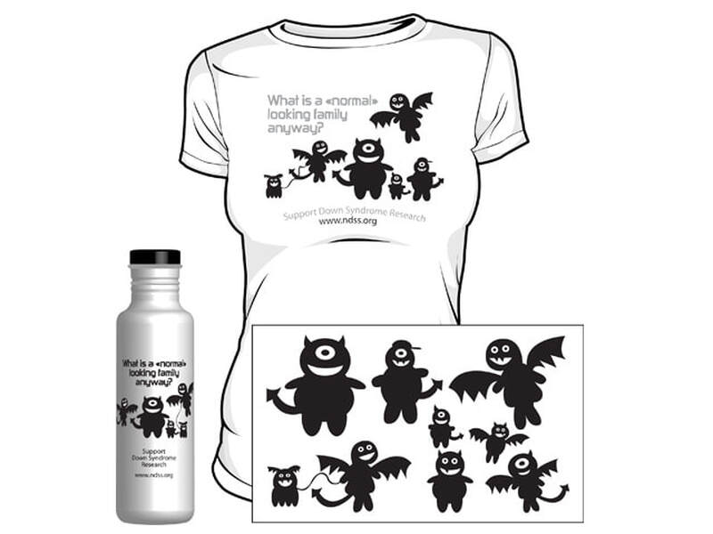 Down syndrome promo monster and custom designs