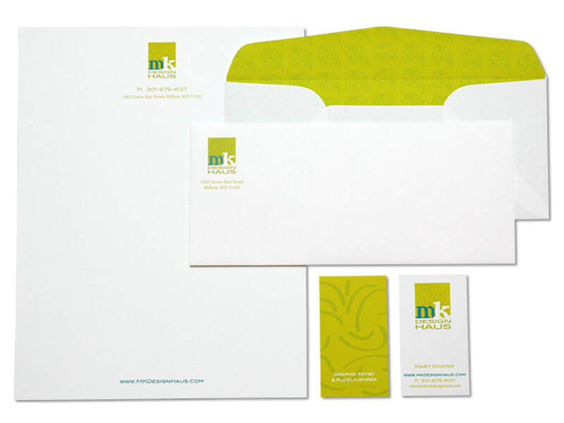 Personal freelance MK Design Haus full identity collateral