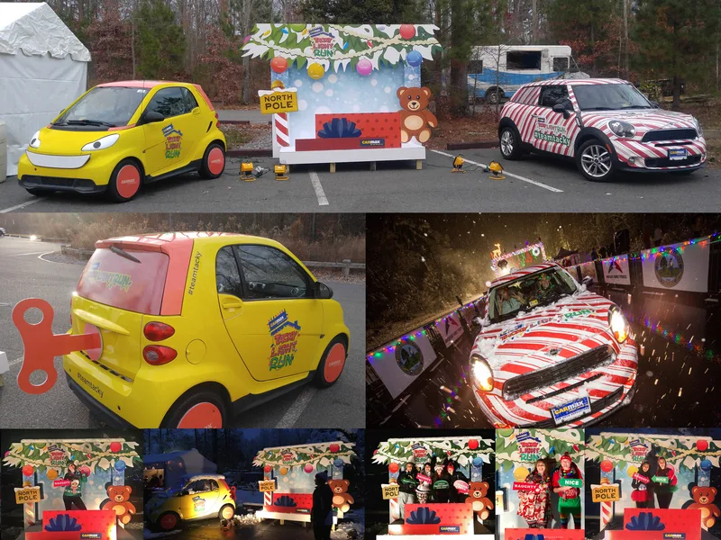 CarMax Tacky Light Run stage, cars and photographs